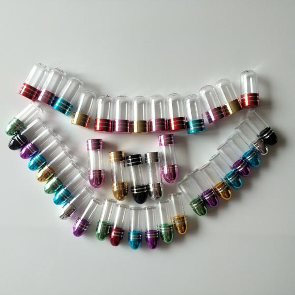 16mm Clear Plastic Pill Bottles 3g Single Sexual Enhancer Capsule