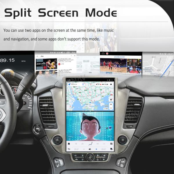 14.4 inch Android 11 Car Radio For 2014-2020 Chevroler Suburban Tahoe GMC Yukon Carplay GPS Navigation Multimedia Player