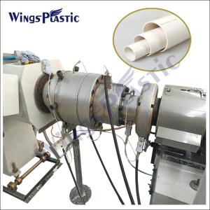 China Twin Screw PVC Pipe Extrusion Machine Production Line / Plastic PVC UPVC Pipe Extruders on sale