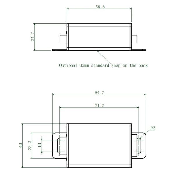 Rs485 232 Load Cell Signal Amplifier IP65 Weight Controller
