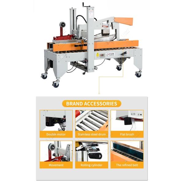 LWT Packaging Line Random Size Box Adhesive Tape Pet Canned Carton Sealing Machine