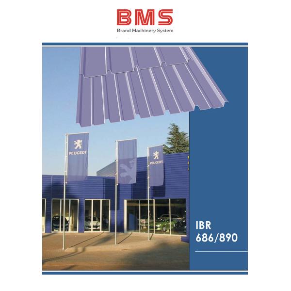 IBR 686 / 890 Profile Roll Forming Machine CE Approved