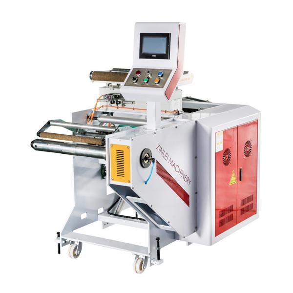 Servo Control Plastic Film Rewinding Machine 50m/Min Rewinding Diameter 800mm