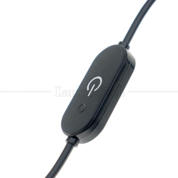 12V Male to Female 5.5x2.1 Barrel Jack DC Power Led Dimmer Switch Cable for Led Light