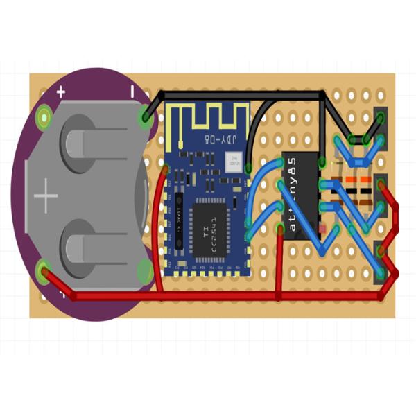 APP Transmission UART Transceiver CC2541 Central Switching IBeacon With PCB Material