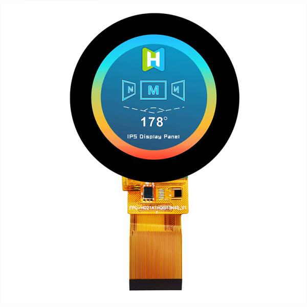 2.1 Inch Round TFT LCD Display With Capacitive Touchscreen