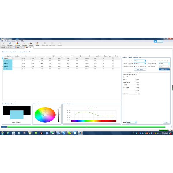 Pecolor color matching software
