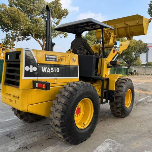 Reliable Komatsu WA510 Used Loader Durable and High Performance Komatsu Loader Construction Equipment