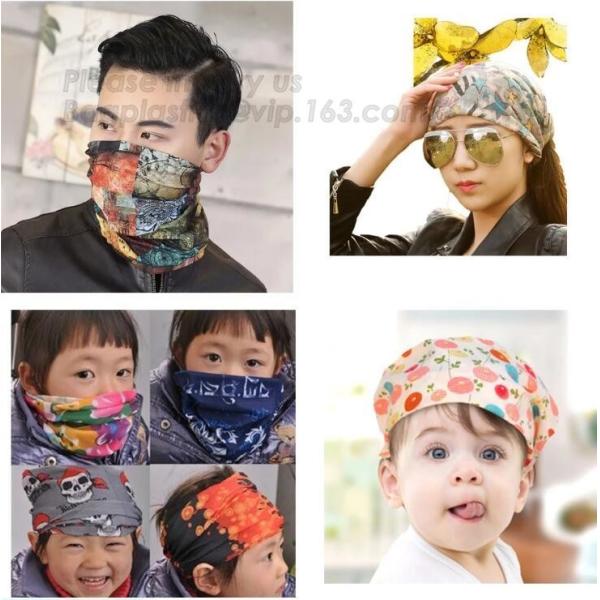 Custom Organic Multifunctional Seamless Tube Bandana,Promotional Products Custom Logo Neck Warmer Bandana,Bandanas Headw