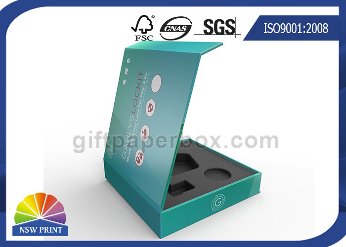 China Matte Lamination Magnet Closure Rigid Gift Box with EVA Foam wholesale