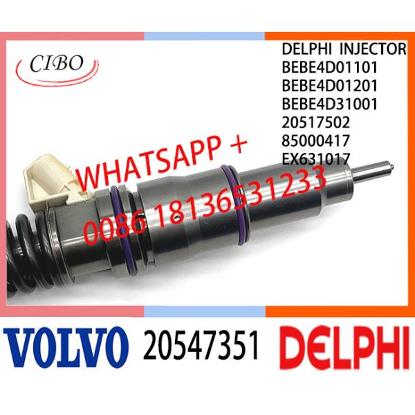 Diesel Injector 20547351 BEBE4D01101 BEBE4D01201 BEBE4D31001 20517502 85000417 EX631017 E3.0 for VOL D12 3155 465 BHP