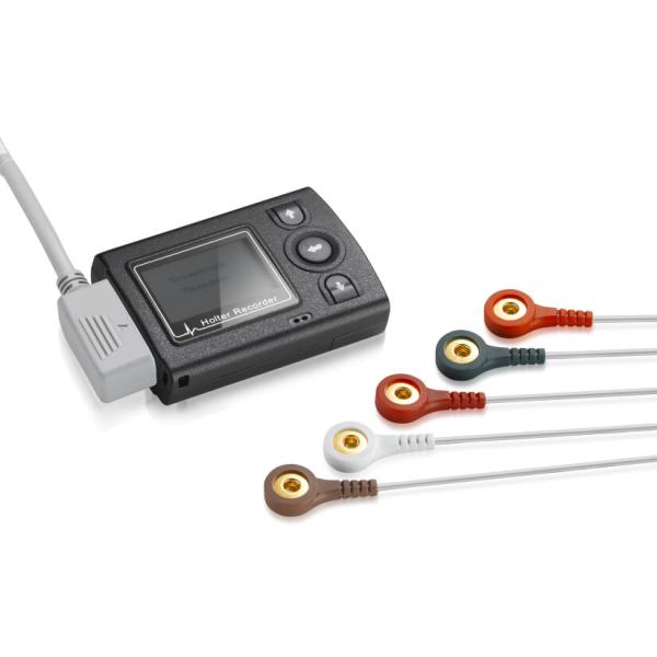 CE Approved 99.9% Accuracy Holter ECG Software 3/12 Channels 24-Hours Ambulatory ECG Holter Monitor