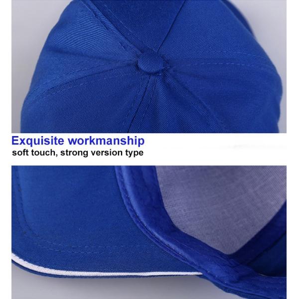 Cotton Polyester 58cm Advertising Baseball Caps Embroidery Logo