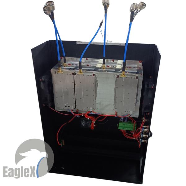 50W/47dbm 6CH Portable Anti Drone Jammer Backpack FPV With Omnidirectional Antenna