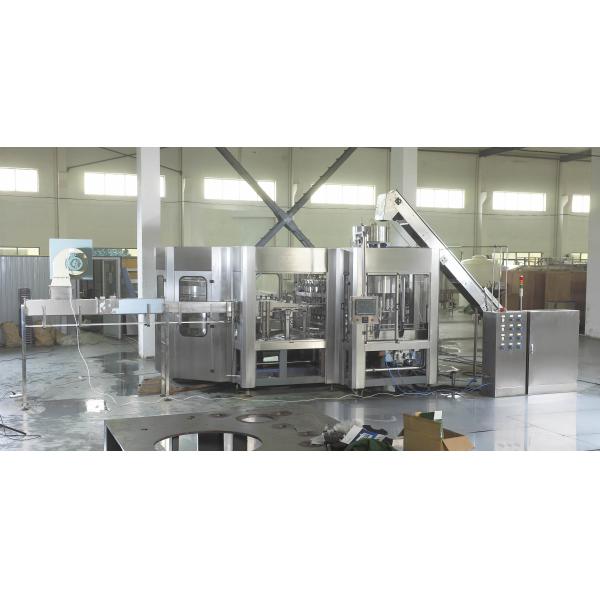 PET Bottle Automatic Rinsing Filling And Capping Machine , Carbonated Filling
