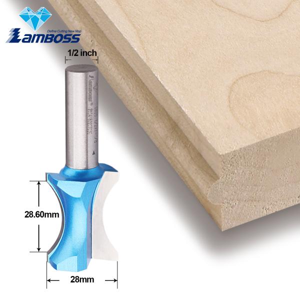 Lamboss Corner Rounding Router Bit Convex Edging Router Bit 1/2" Cnc End Mill Bits