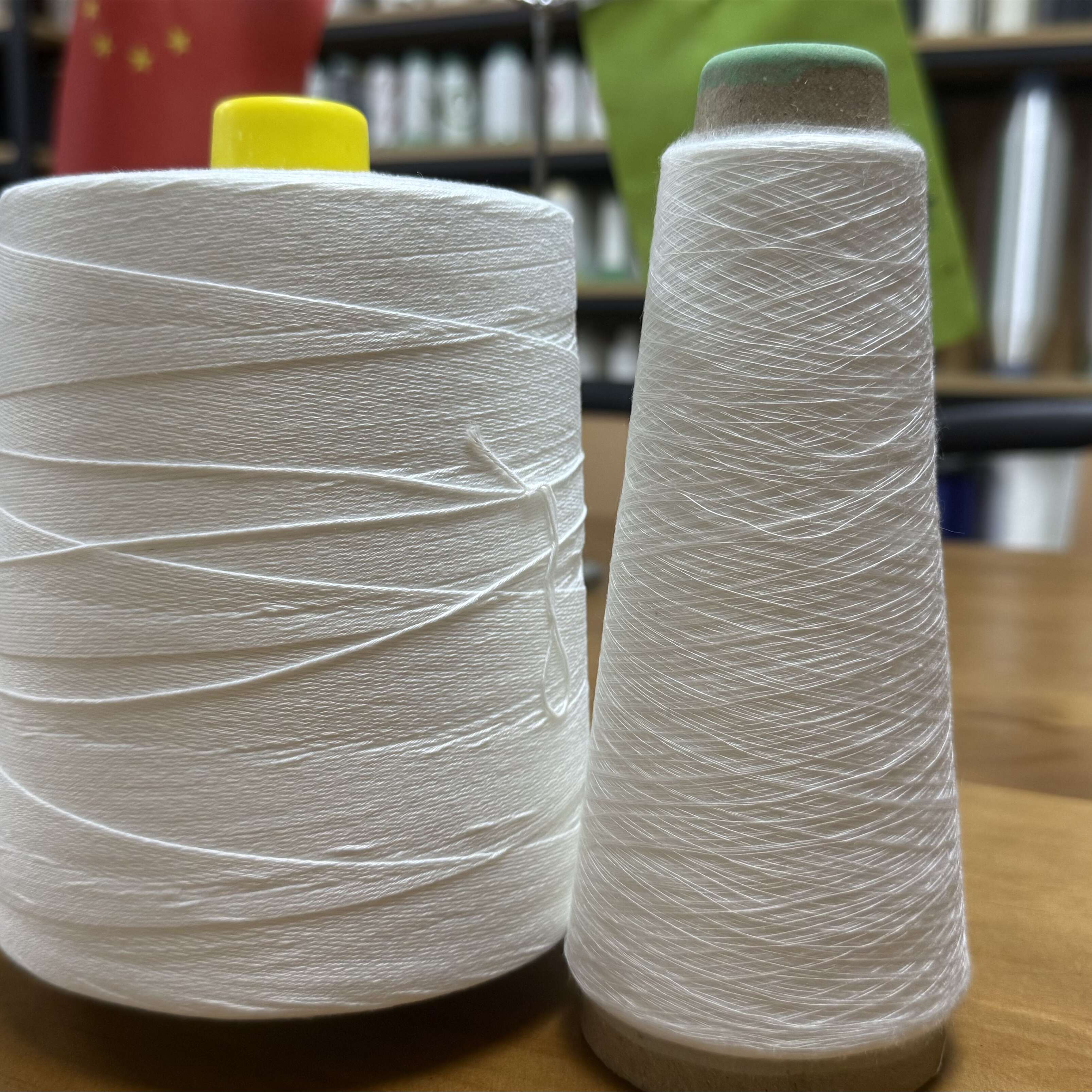 100% PVA Water Soluble Thread Eco-Friendly Low Shrinkage for Embroidery and Fabric Hollowing Out
