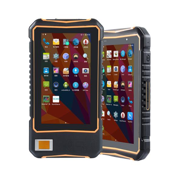 IEC62133 Fingerprint 7 Inch 1024x600 Industrial Rugged Tablet Wireless