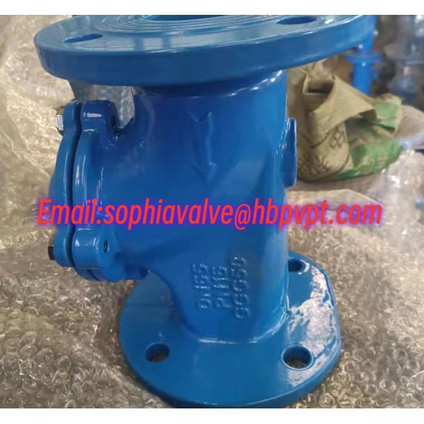 DIN3202 F6 cast iron ball type check valve factory