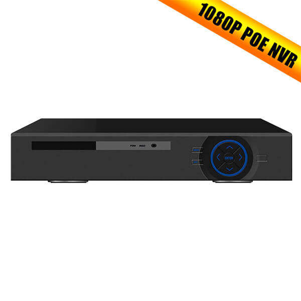 4CH 2MP Wired IP Security Cameras PoE NVR Kit 1080P CCTV Surveillance Camera System