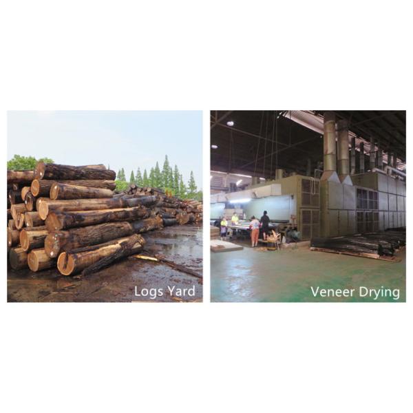 Sapele Engineered Wood Flooring Veneer Quarter Cut 0.45mm Thickness