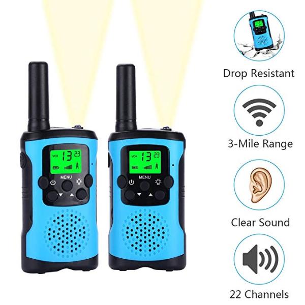 3-5KM Talk Range Handheld Walkie Talkies ROHS Certification For Adult