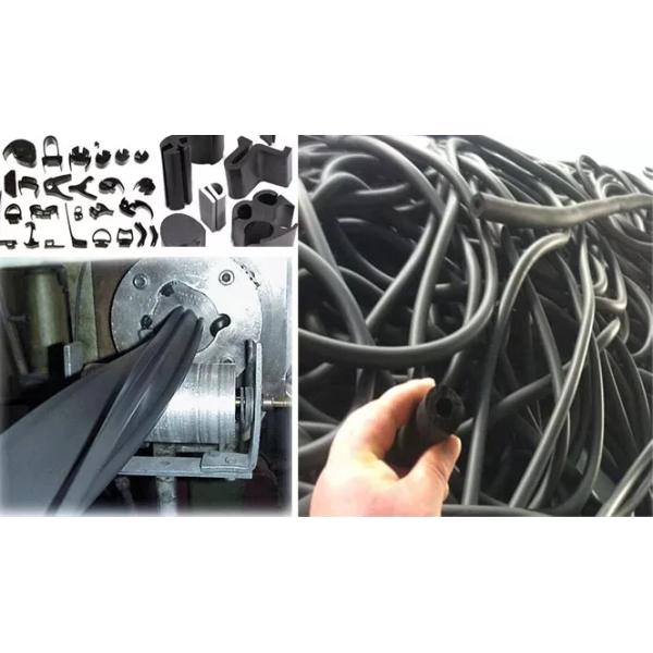 Pin Barrel Cold Feed Rubber Extruder Window And Door Sealing Strips Machine