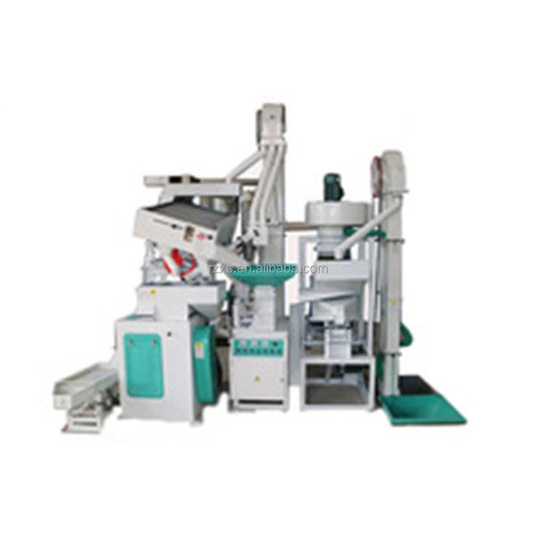 Rice Processing Plant MCHJ50-5 Automatic 2 Ton Per Hour Grain Milling Machine with Polisher