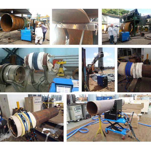 PLC Electric Induction Heater For Welding Preheating / Post Heating