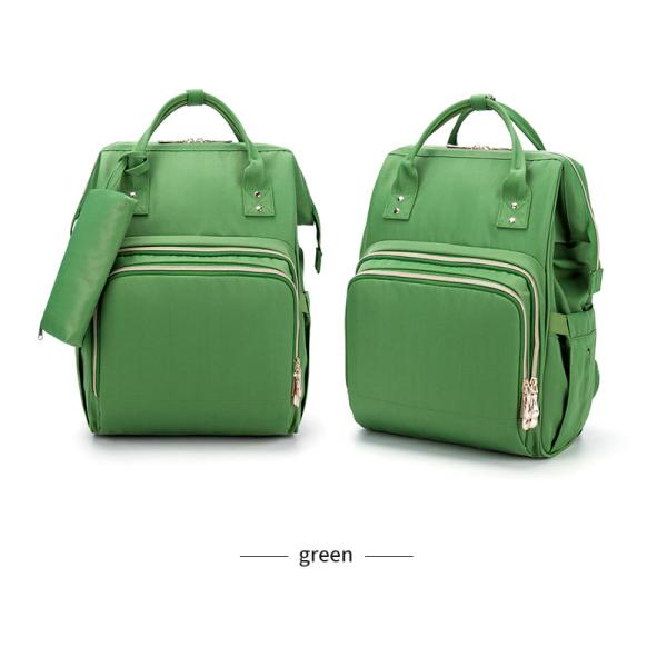 Multifunctional Adventure Diaper Bag Backpack With USB D Buckle Trailer Design