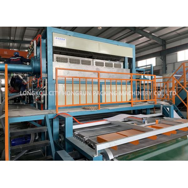 220V 380V Automatic Egg Tray Machine With 6000PCS / H Big Capacity