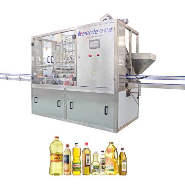 380V SUS304/316L Washing Filling Capping Oil Filling Machine For PET Bottle