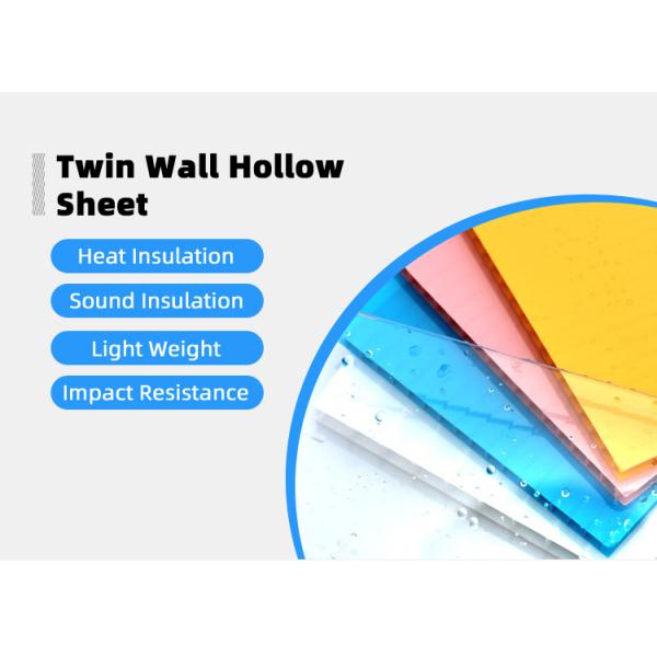 UV Extruded Polycarbonate Sheet 6mm 8mm 10mm Cellular Polycarbonate Panels