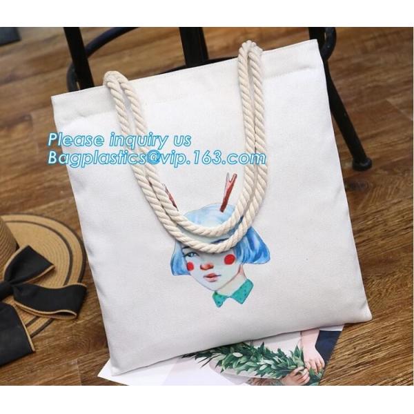 wholesale prices for canvas bag with rope handles for accessaries collections, hanging bags,Rational Construction Gracef