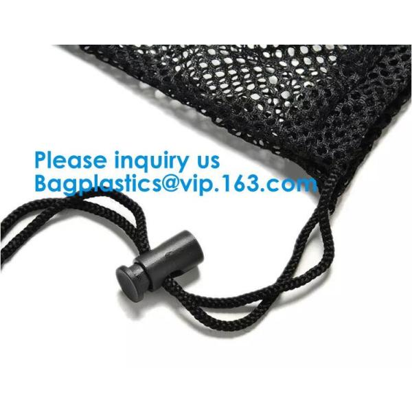 Nylon Mesh Net Drawstring Bag Mesh Pouch Organic Mesh Produce Bags With Custom Logo,Reusable Eco Friendly Nylon Drawstri