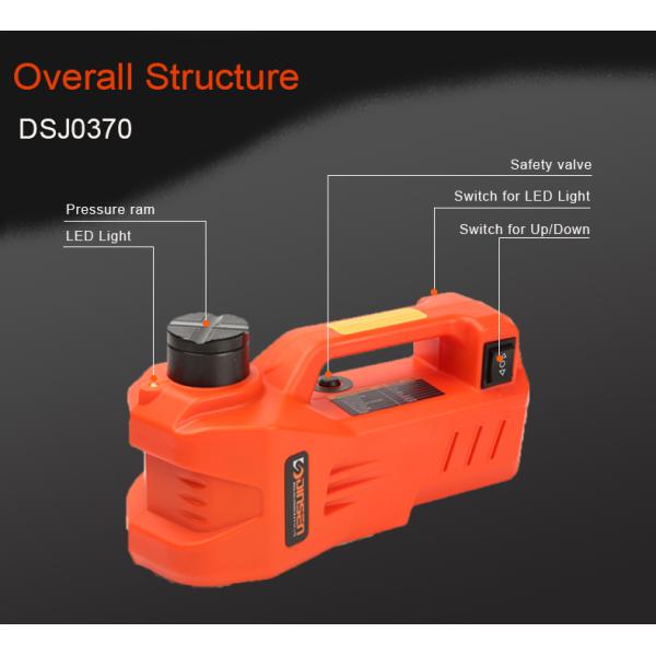 Short Lifting Time Portable 3 Ton 12 Volt Jack 1 Years Warranty