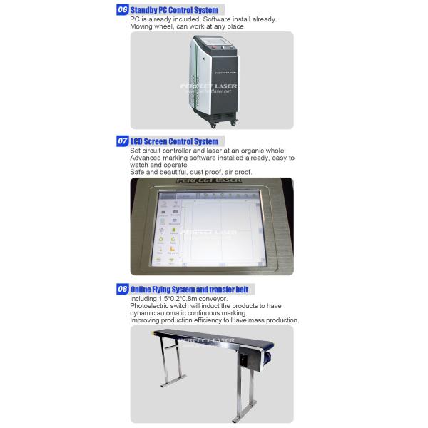 Online Flying Co2 Laser Marking Machine For Plastic , Laser Marking Equipment