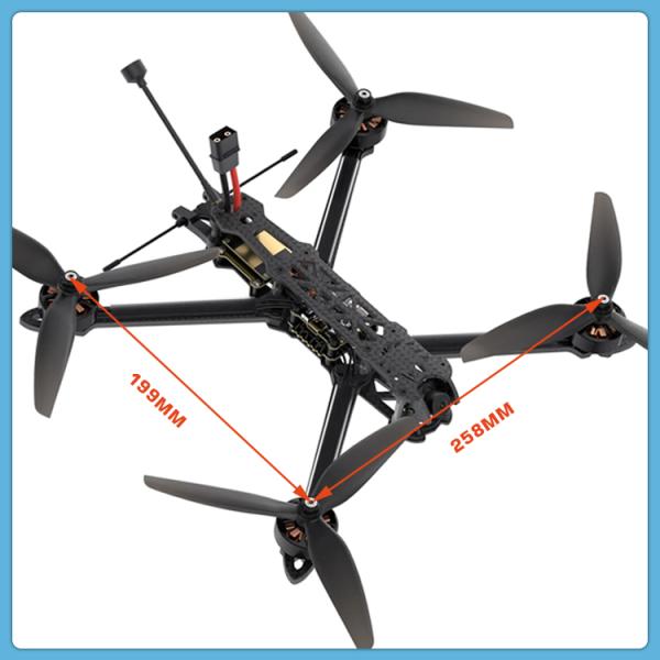 MARK4 10 Inch Drone FPV 4Kg Payload 5.8G VTX 9KM 1.2G 20KM