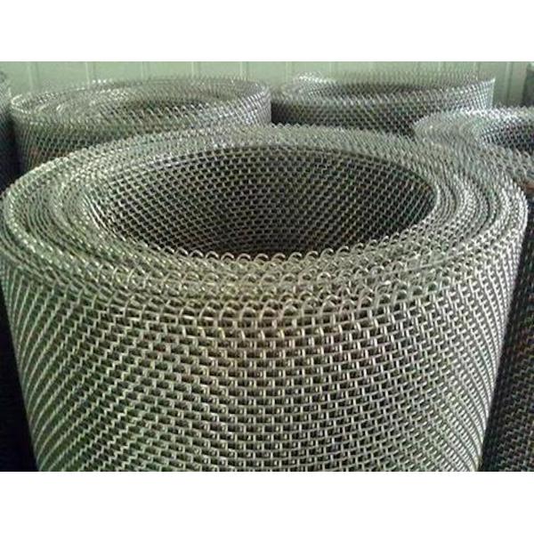Unidirectional Bending Stainless Steel Grill Mesh 304 Heat Resisting Crimp Wire Mesh