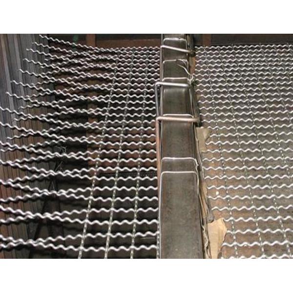 201 Stainless Steel Grid Mesh Bi Directional Bending 1m Crimp Wire Mesh 5m