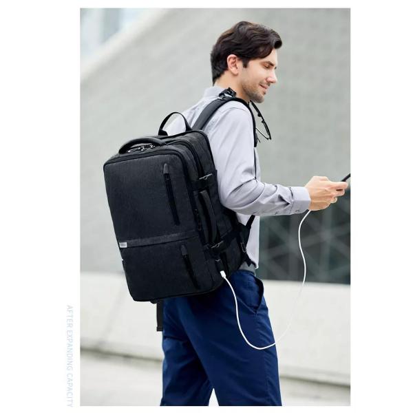 Expandable Xiaomi Cloth 16in Laptop Backpack 38L Anti Theft Waterproof