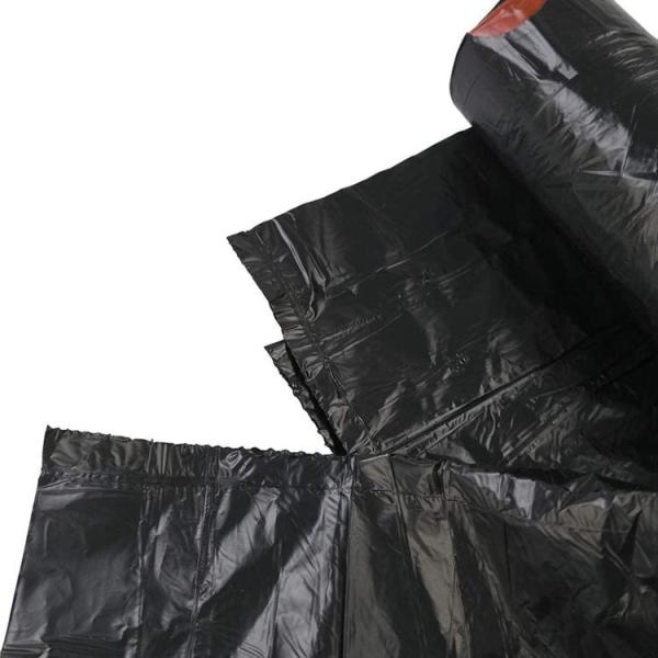 Black Heavy-Duty Plastic Bags 3 Mil Black Contractor Heavy Duty Garbage Bags