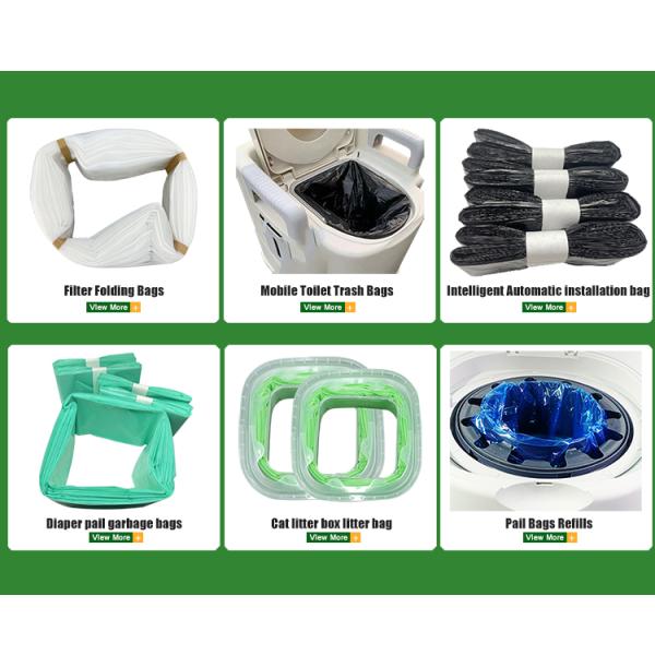 Customized Cat Litter Refills 28FT Cat Litter Bucket Disposal Refill EVOH Material Litter Genie Bin Cassettes