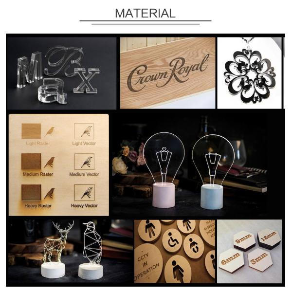 MDF Plywood Plexiglass Laser Cutting Machine 130*250cm Single Head