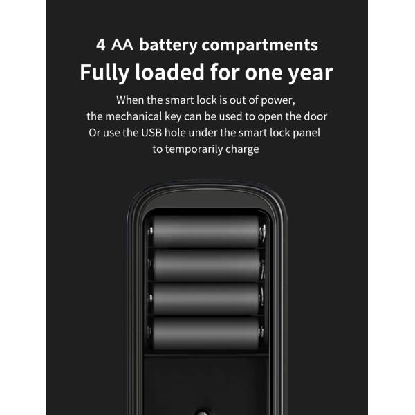 S811 Fingerprint Door Lock Intelligent Digital Code Door Lock