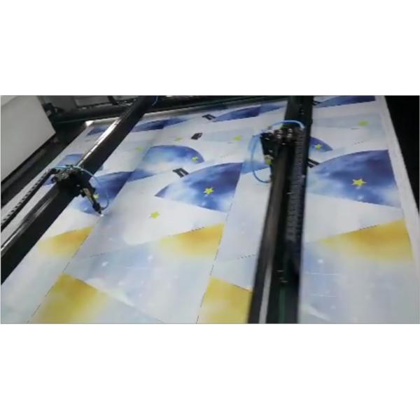 Custom Textile Laser Cutting Machine , High Precision Fabric Laser Cutter