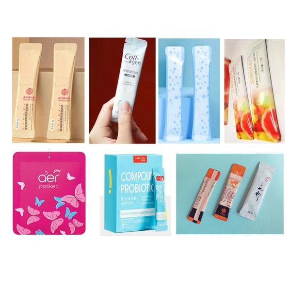 Vertical Multi Function Packing Machine For Powder Round Corner Sachets