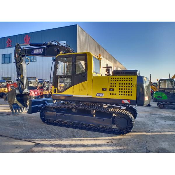 Low Consumption Crawler Mounted Hydraulic Excavator 2000rpm Strong Power