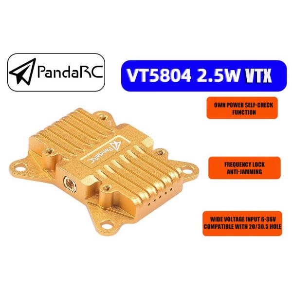 Pandarc Vt5804bat 40CH Pandarc 2.5W 1.3W 25mW 400mW 800mW 1500mW 2500mW 7 Inch FPV Transmitter Long Range VTX Drone Rc Kits