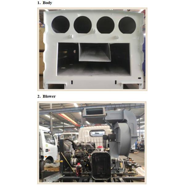 5CBM ISUZU Vacuum Suction Truck 75HP With Stainless Garage Container